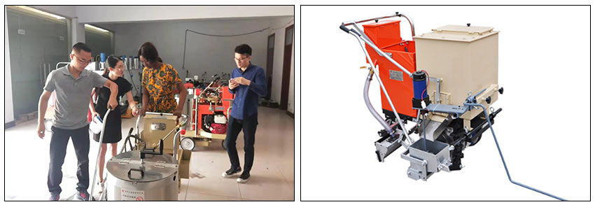 Two-component Structural Road Marking Machine